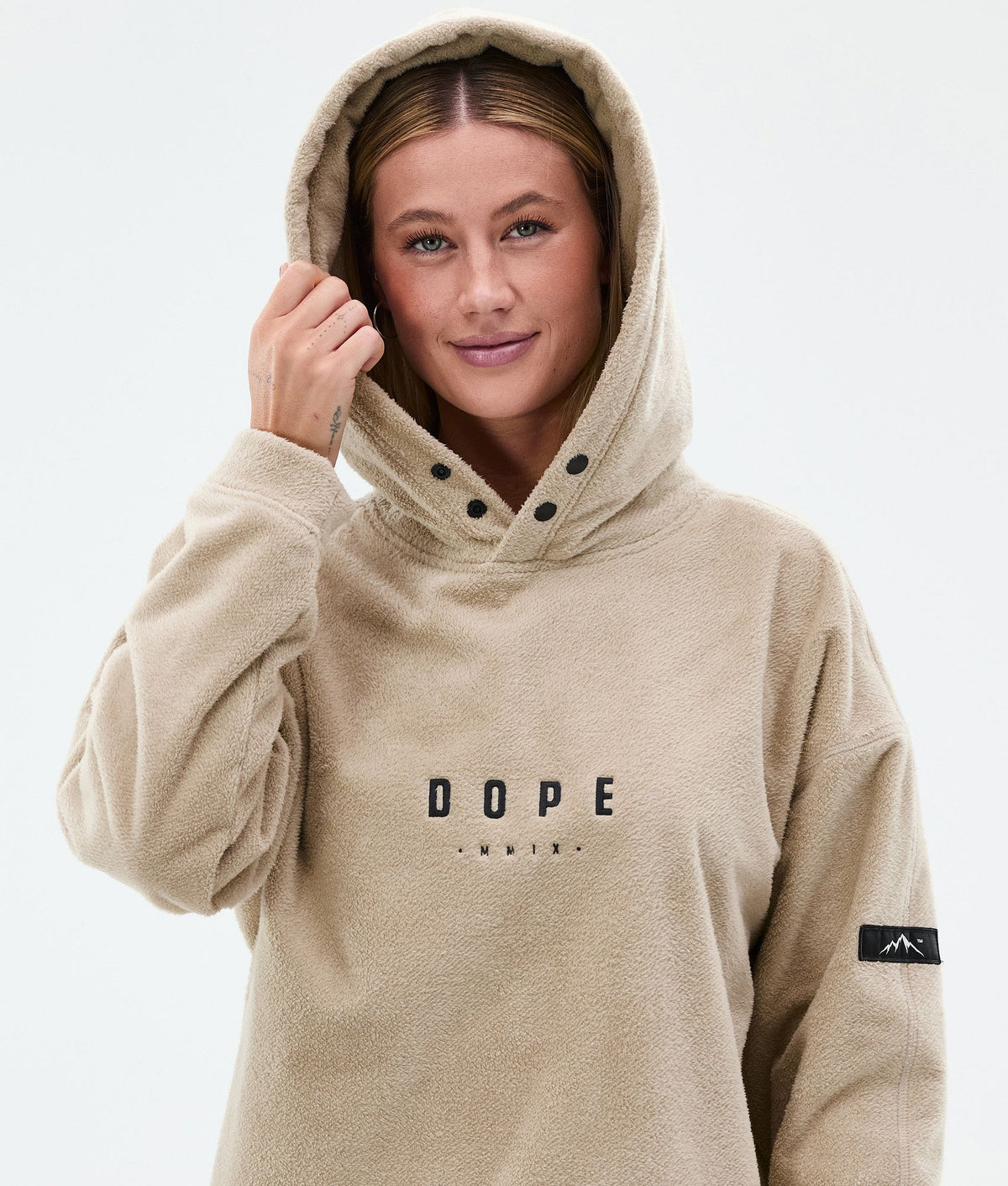 Dope Sublime W Fleece Hoodie Women Sand