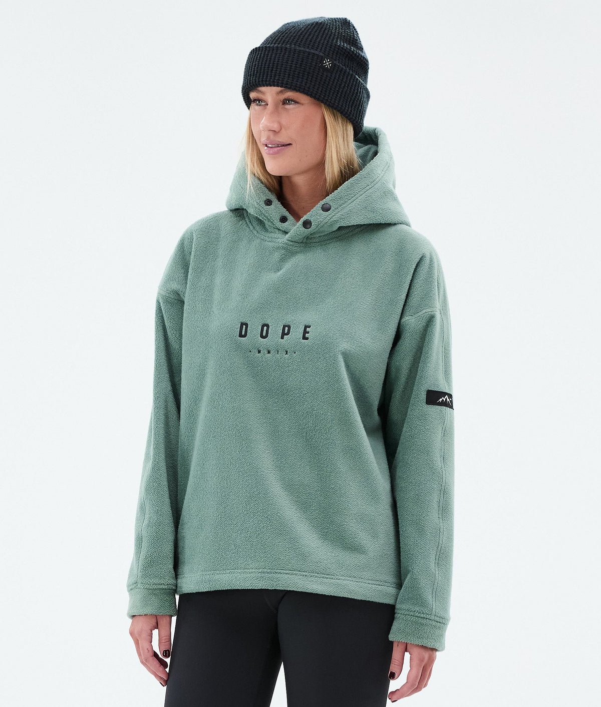 Dope Sublime W Fleece Hoodie Women Faded Green