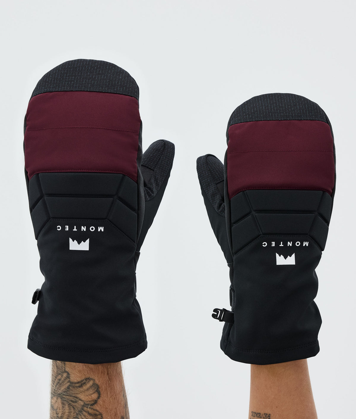 Montec Kilo Snow Mittens Burgundy