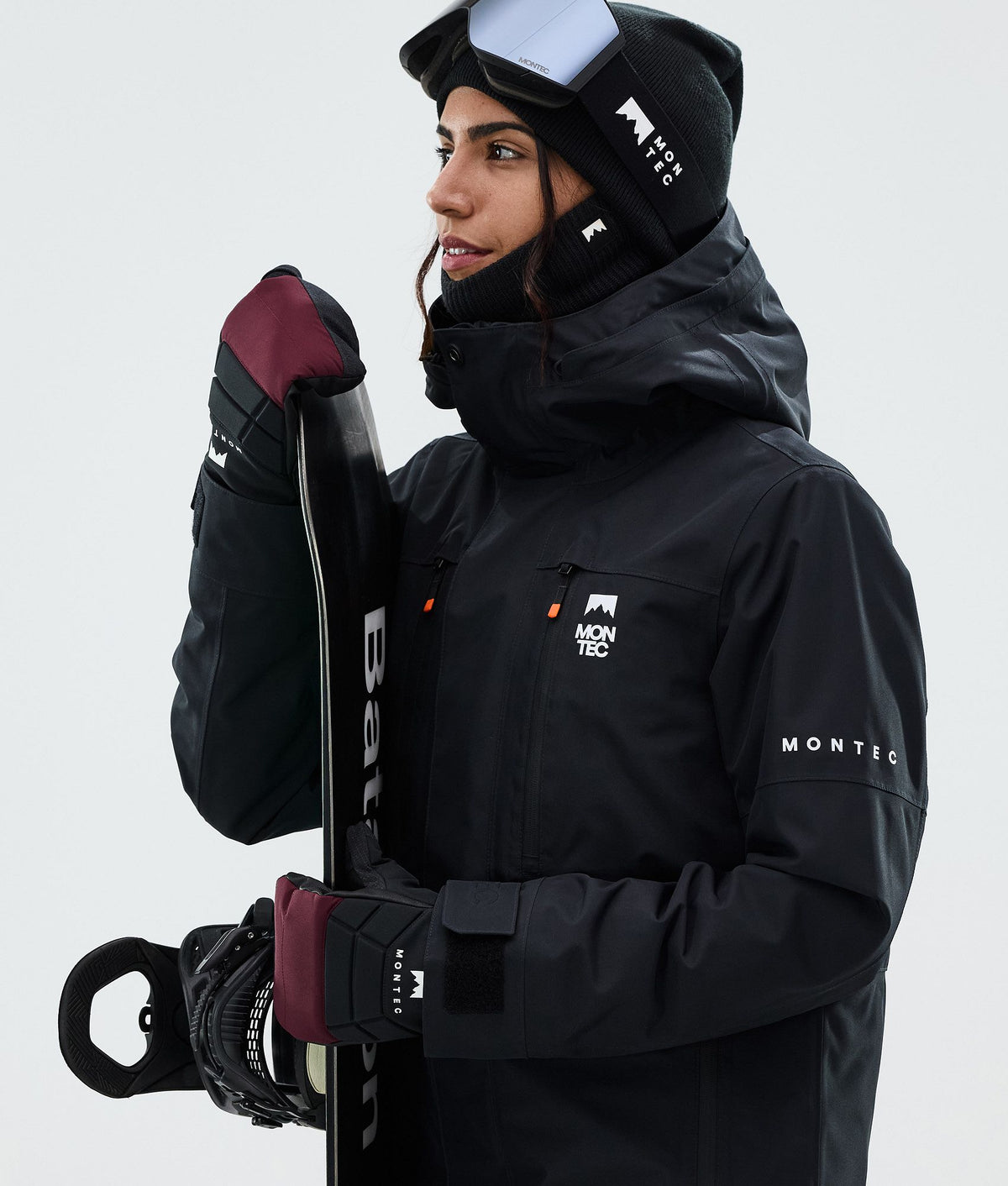 Montec Kilo Snow Mittens Burgundy