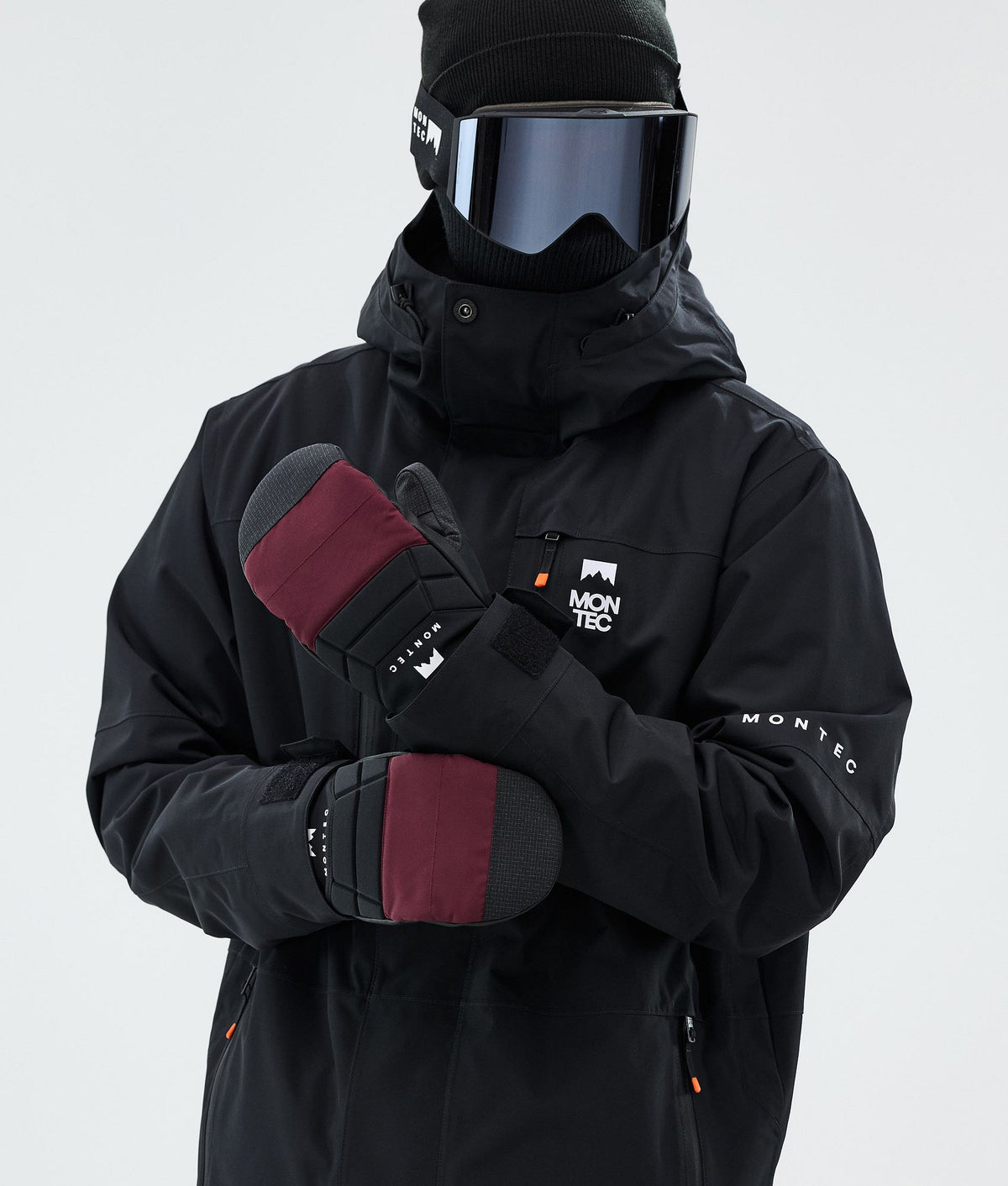 Montec Kilo Snow Mittens Burgundy