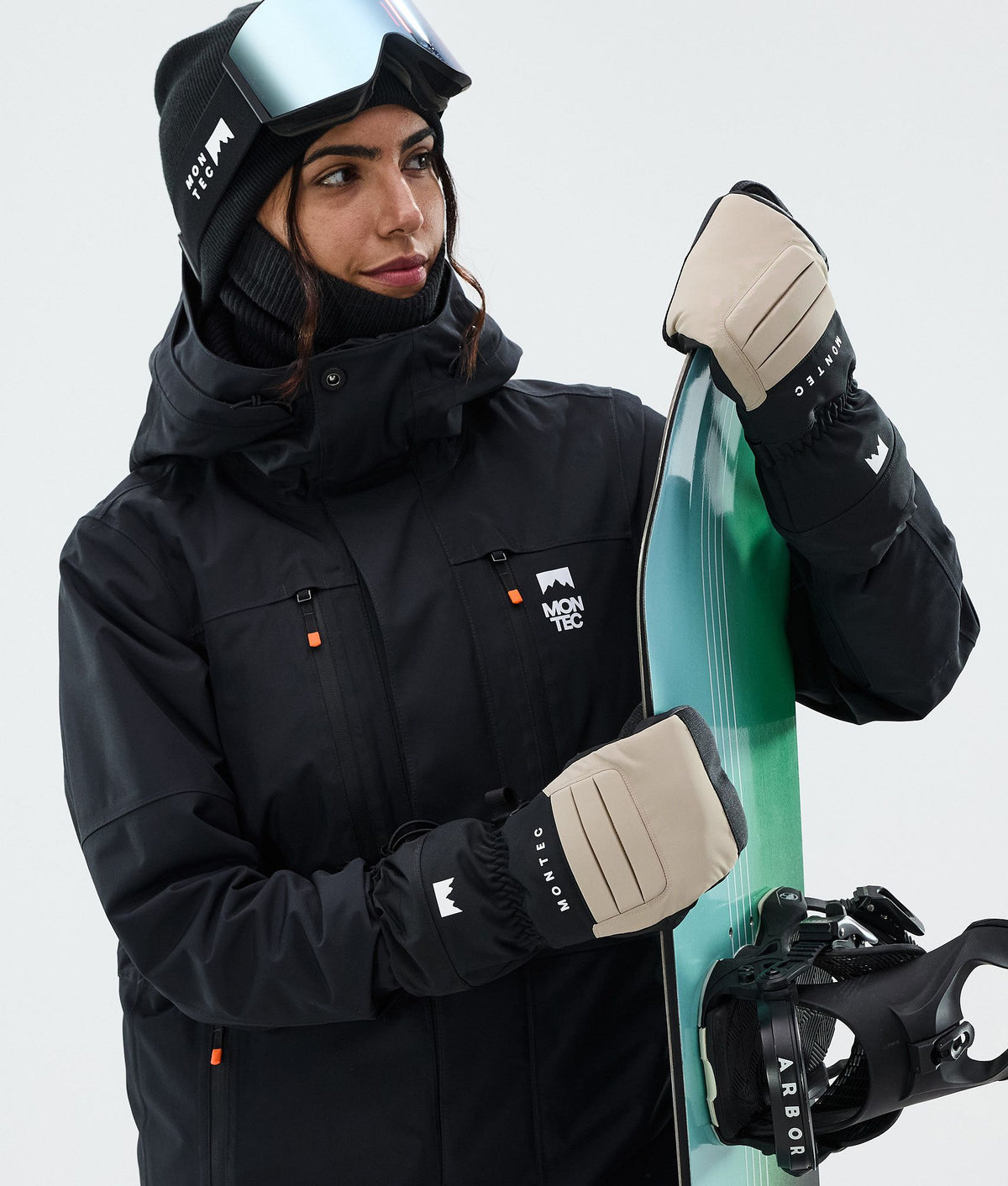 Montec Roast Snow Mittens Sand