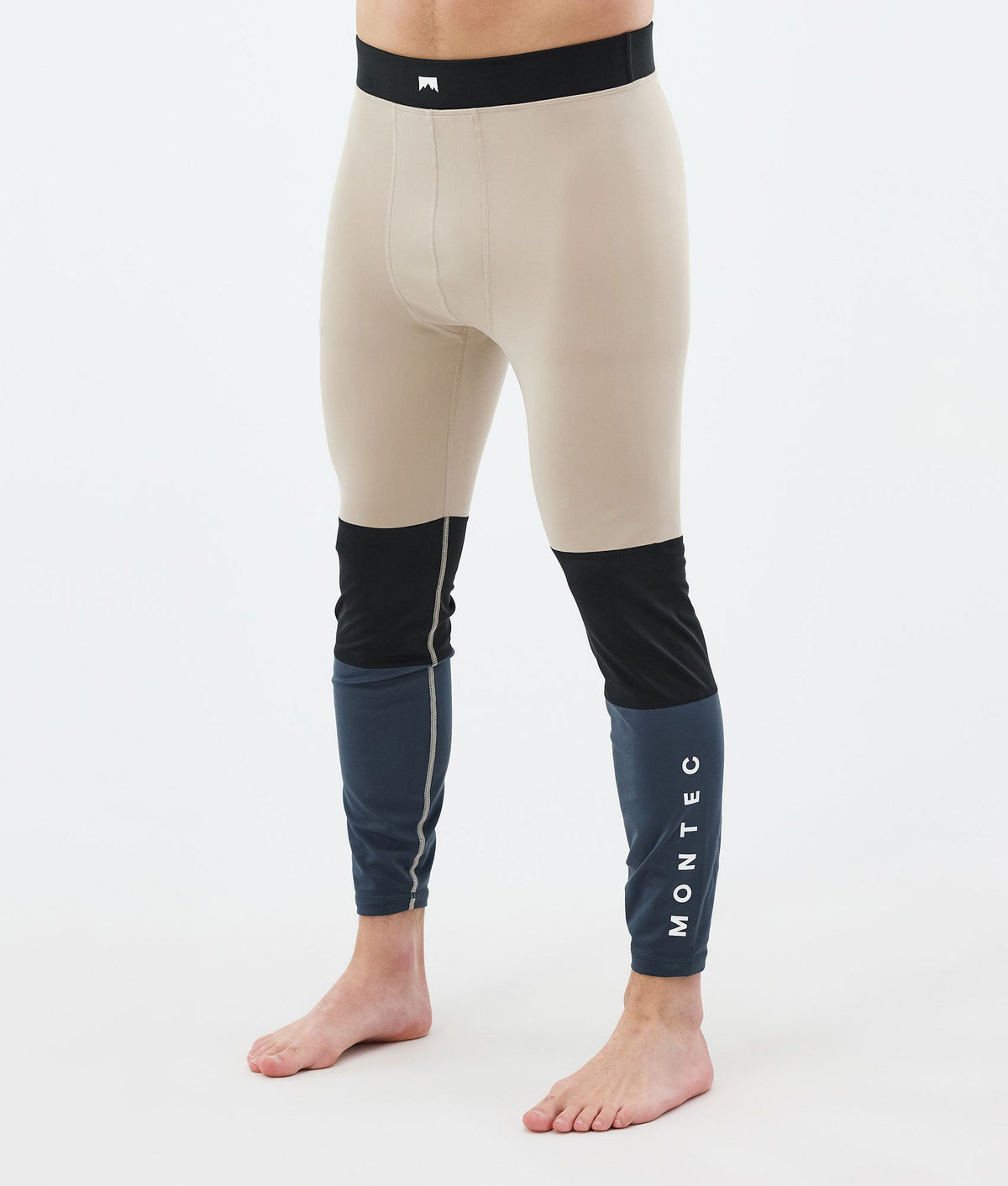 Montec Alpha Base Layer Pant Men Sand/Black/Metal Blue