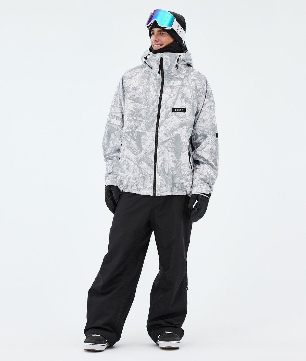 Dope Spartan Snowboard Jacket Men Fakewood