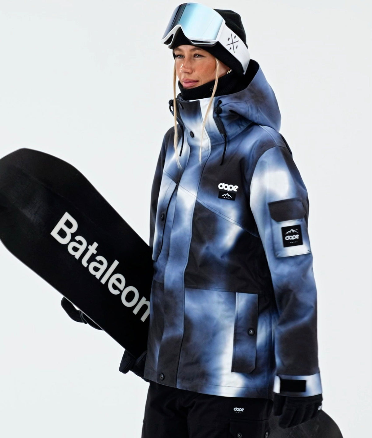 Dope Adept W Snowboard Jacket Women Dark Blue Tiedye