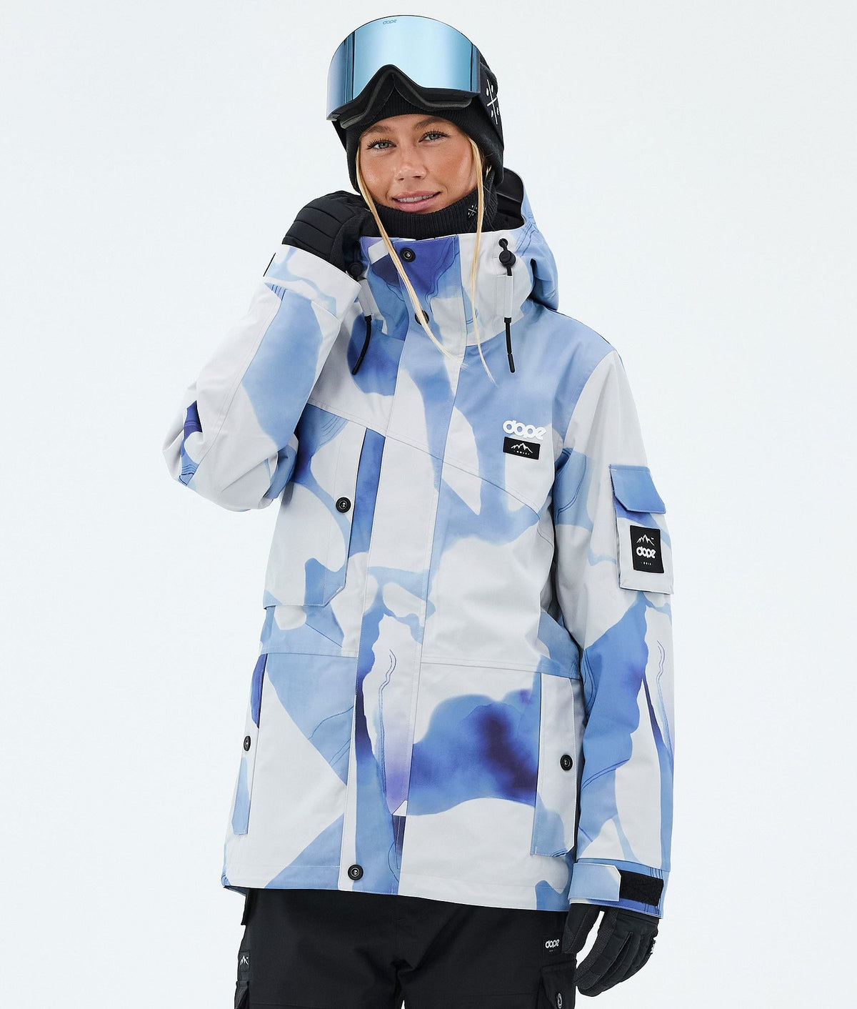 Dope Adept W Snowboard Jacket Women Blue Ice