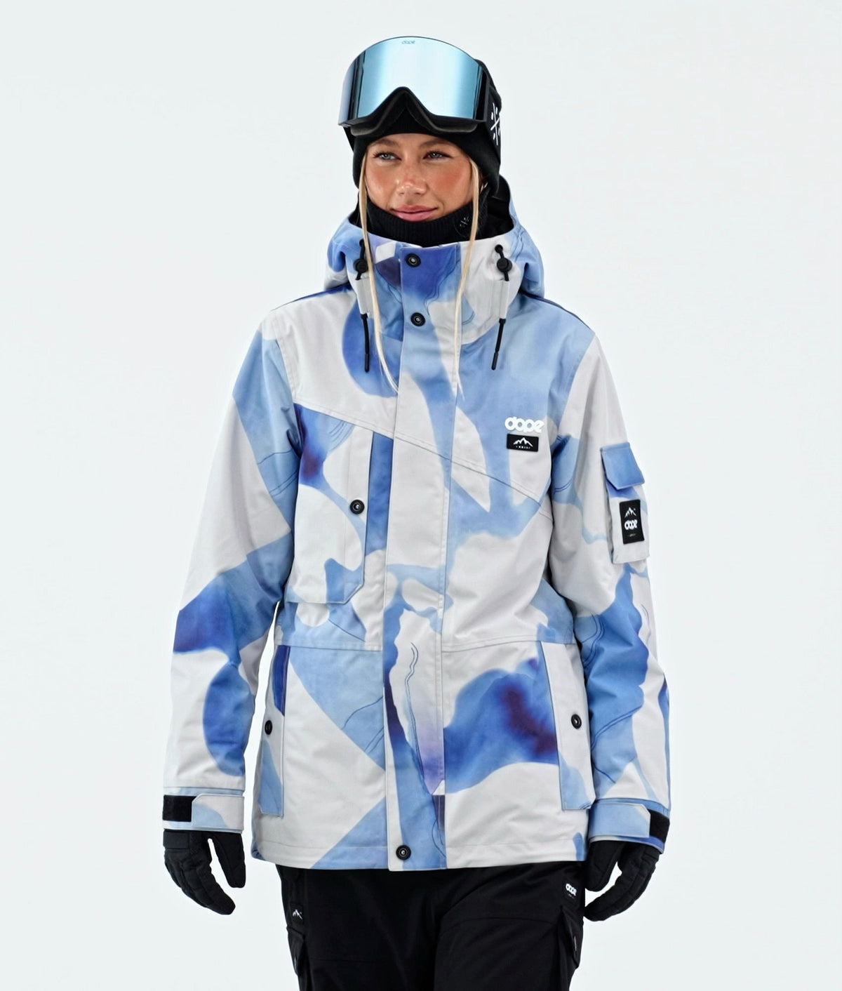 Dope Adept W Snowboard Jacket Women Blue Ice
