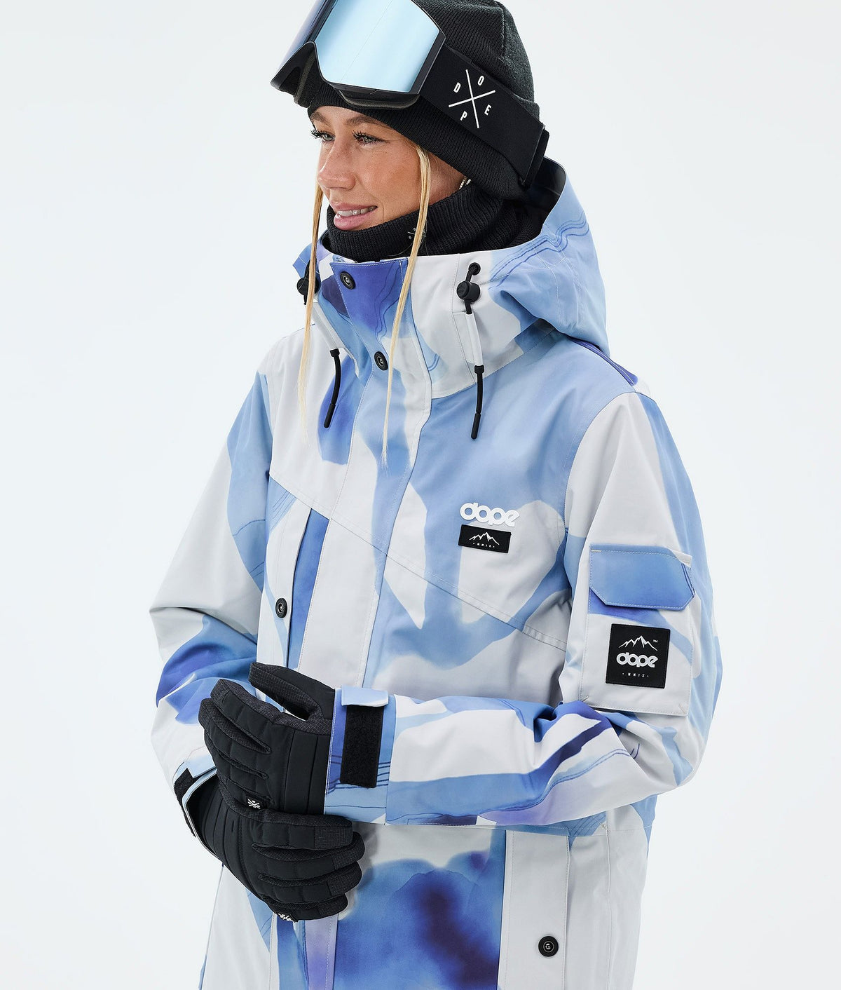 Dope Adept W Snowboard Jacket Women Blue Ice
