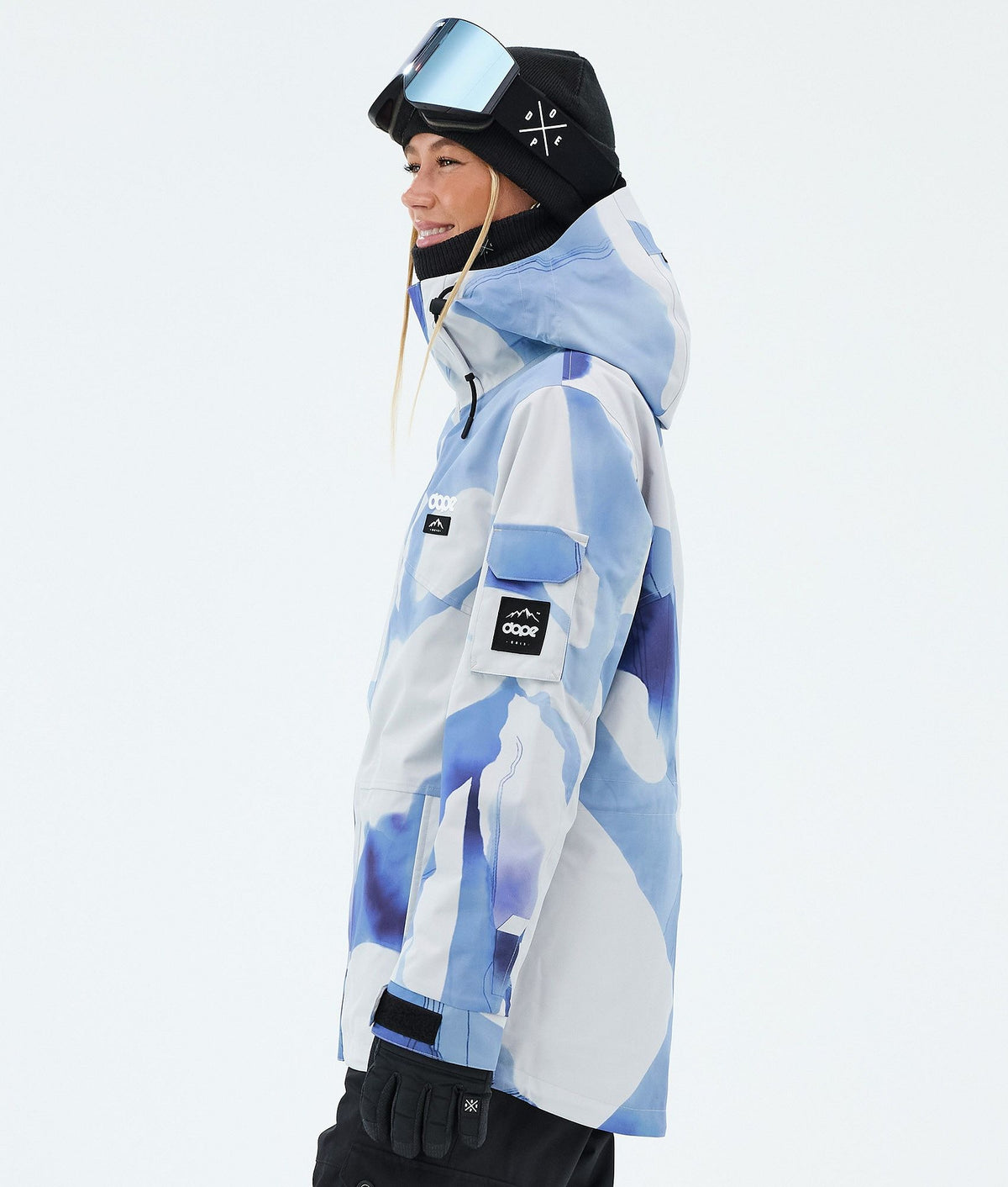 Dope Adept W Snowboard Jacket Women Blue Ice