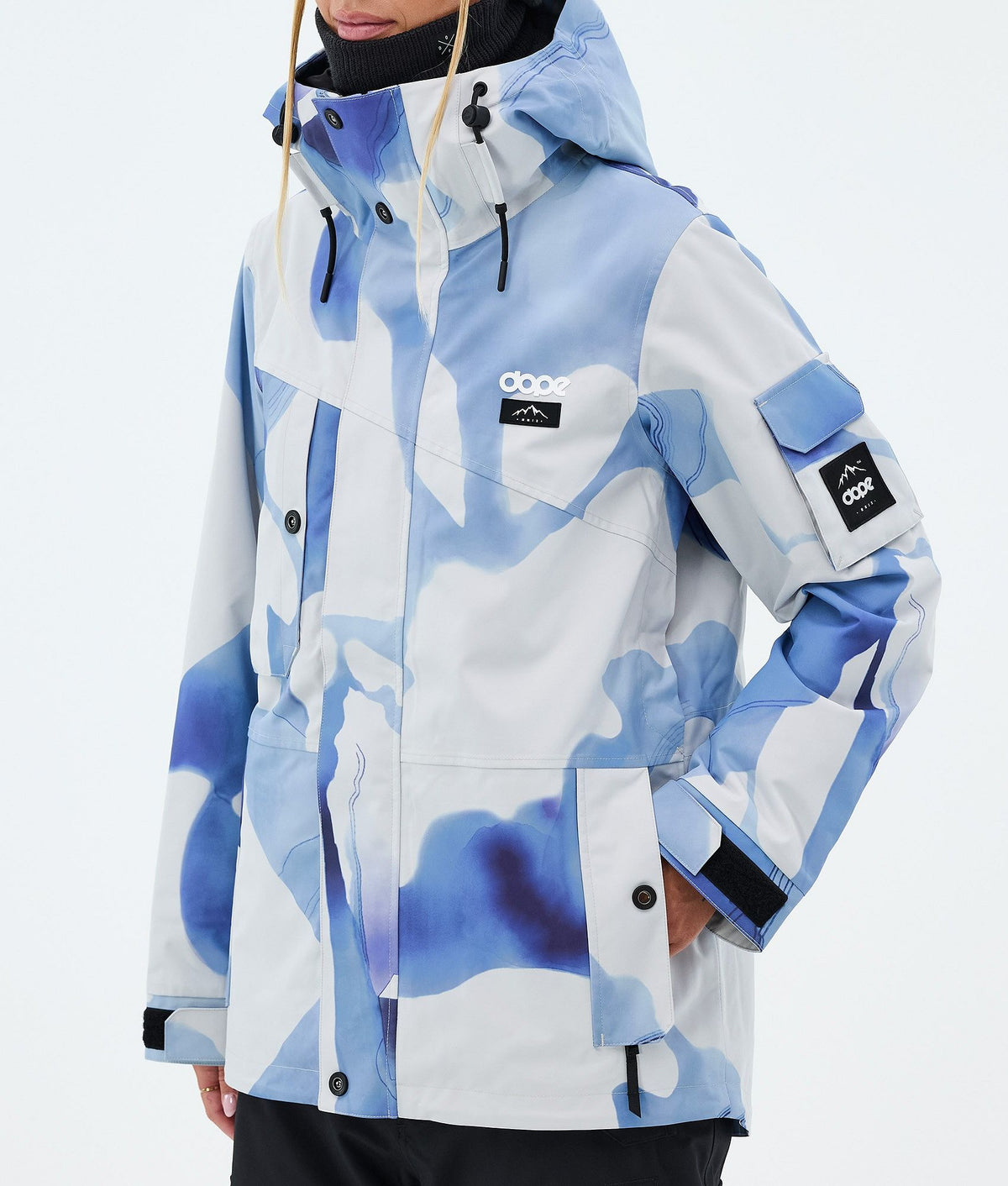 Dope Adept W Snowboard Jacket Women Blue Ice