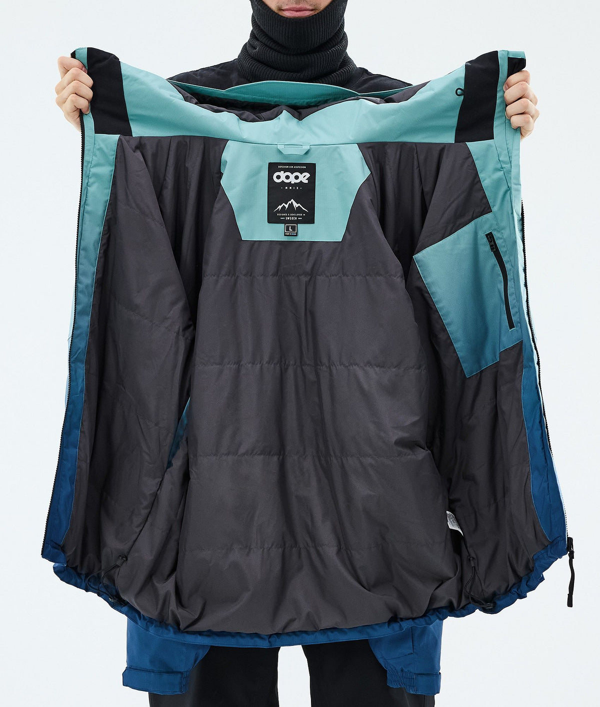 Dope Spartan Snowboard Jacket Men Spectra Turquoise
