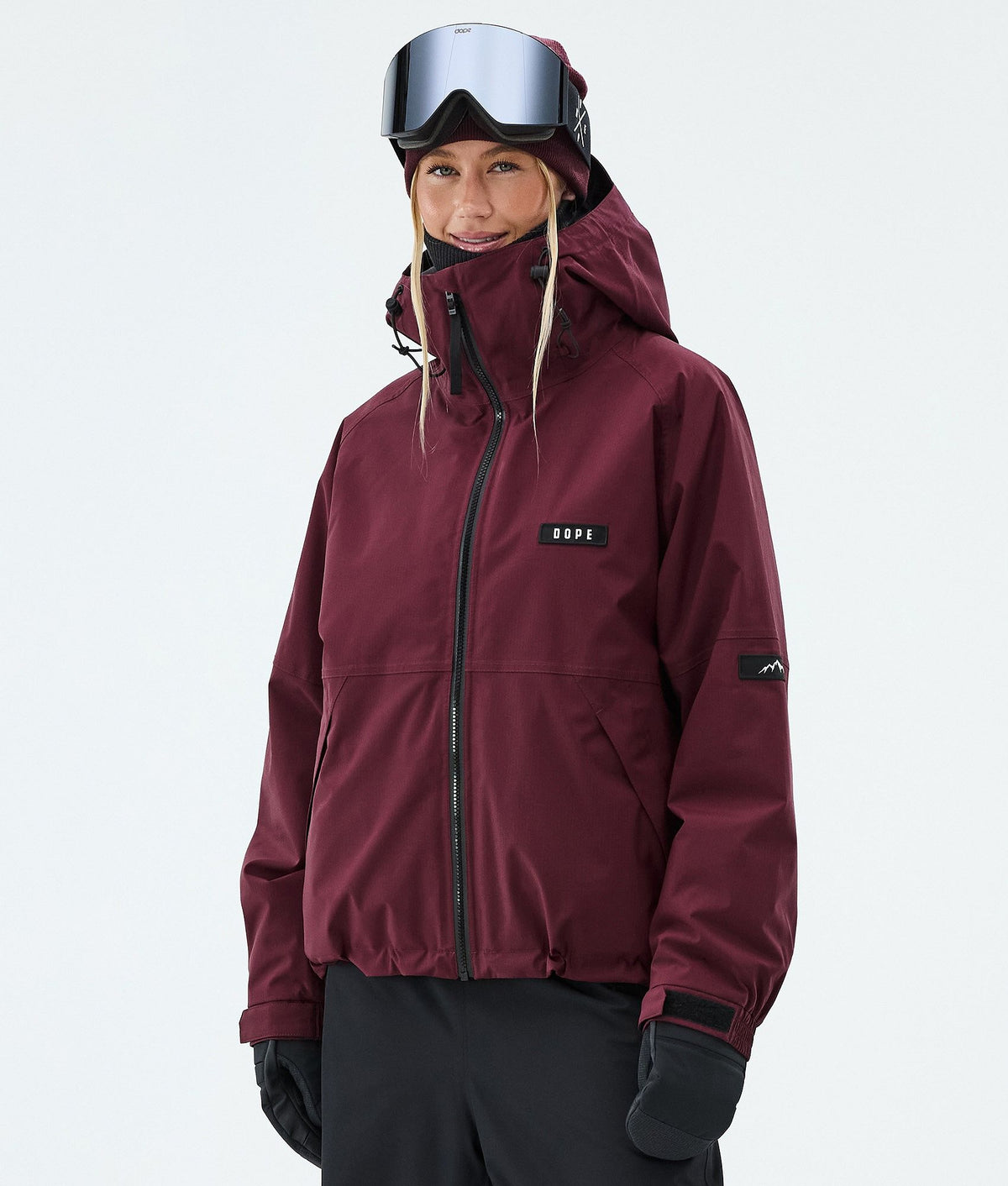 Dope Spartan W Snowboard Jacket Women Burgundy