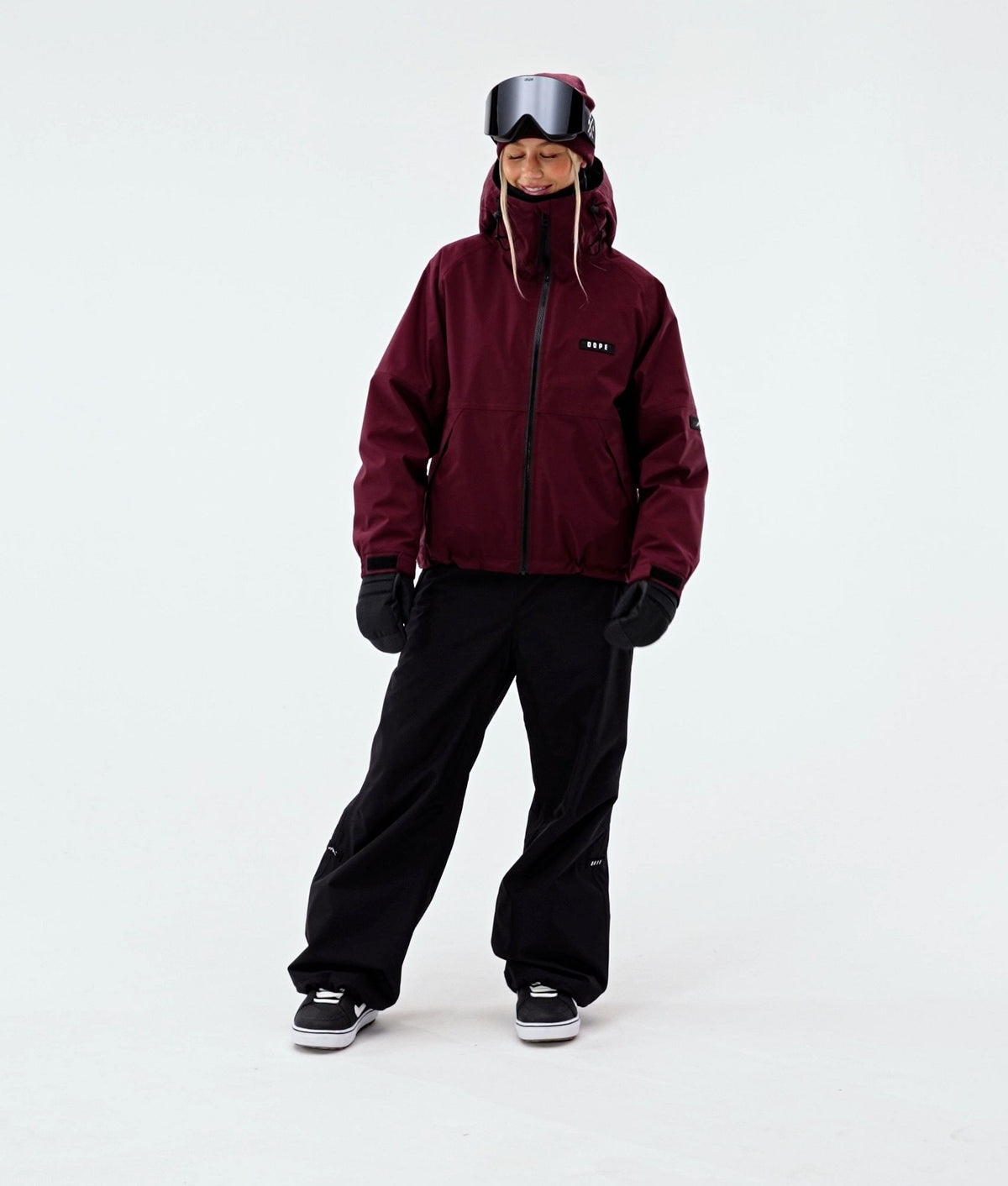 Dope Spartan W Snowboard Jacket Women Burgundy
