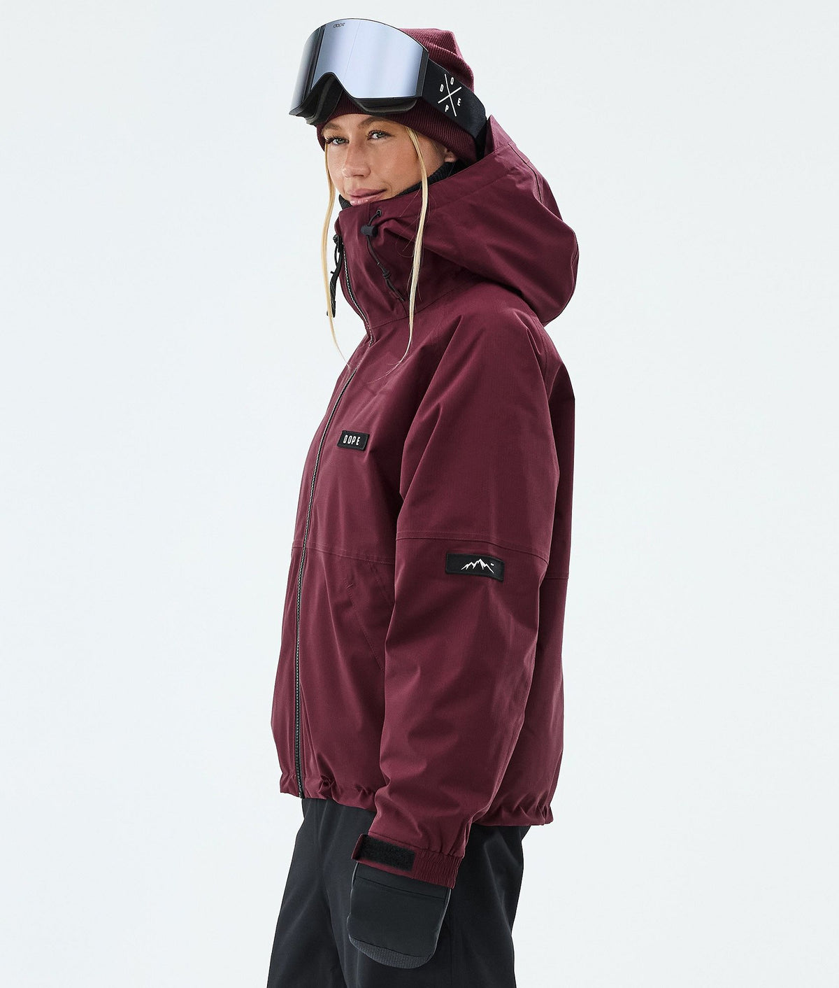 Dope Spartan W Snowboard Jacket Women Burgundy
