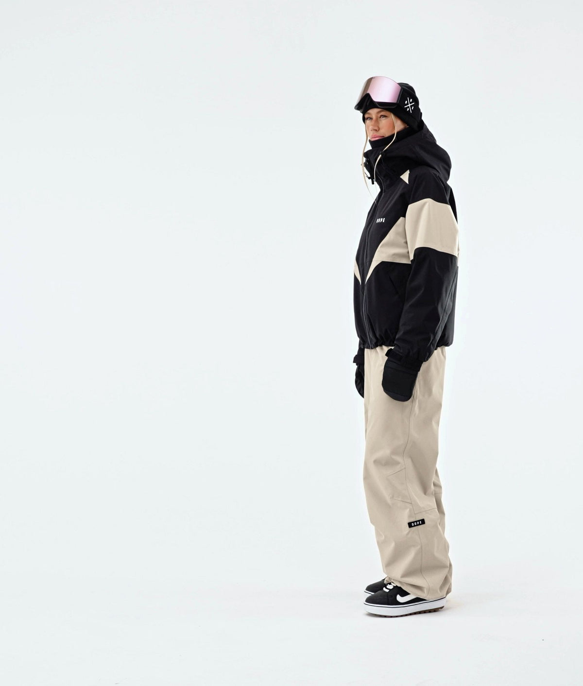 Dope Spartan W Snowboard Jacket Women Spike Black/Sand