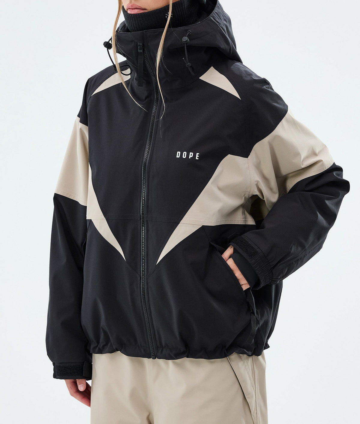 Dope Spartan W Snowboard Jacket Women Spike Black/Sand