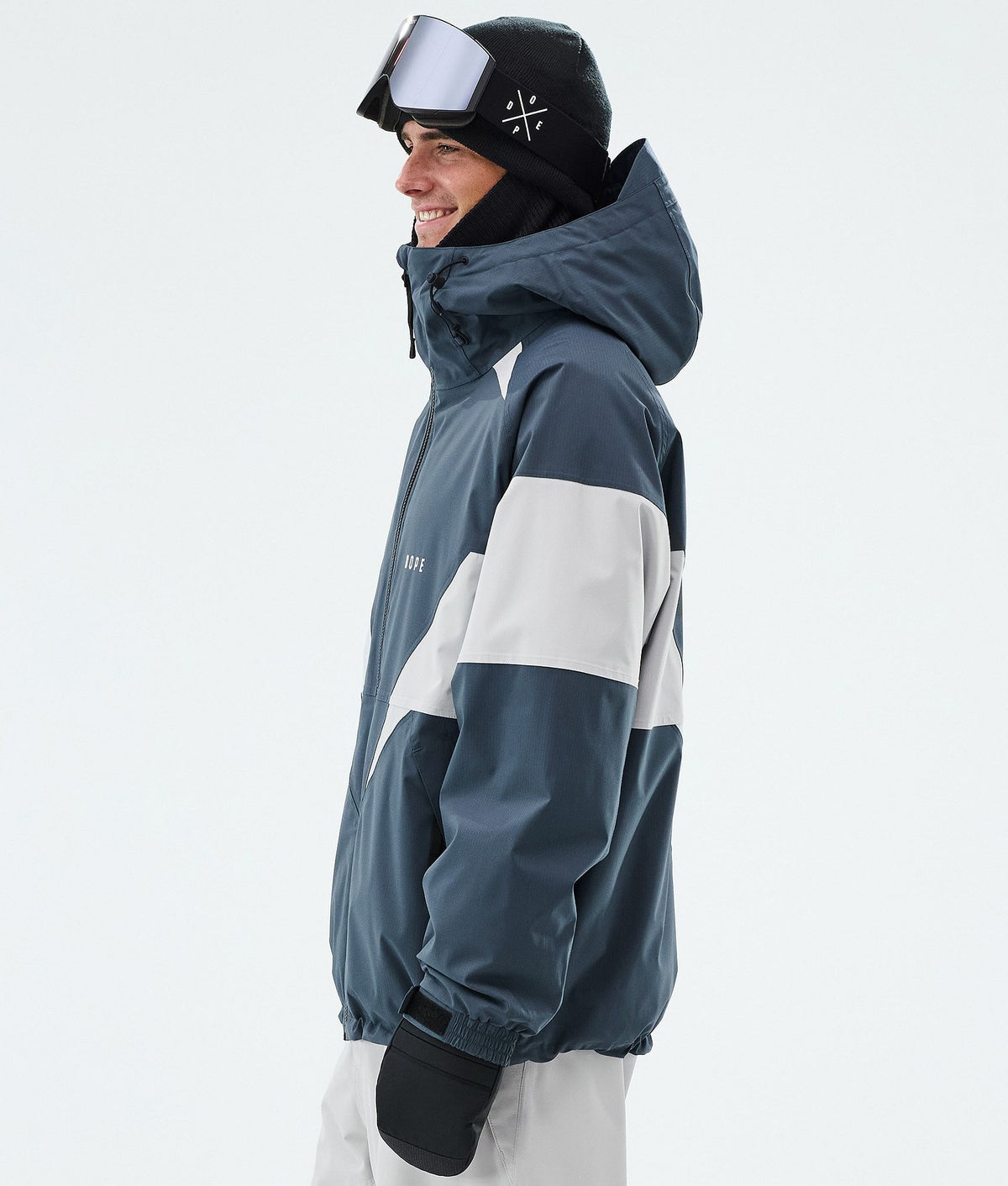 Dope Spartan Snowboard Jacket Men Spike Metal Blue/Light Grey