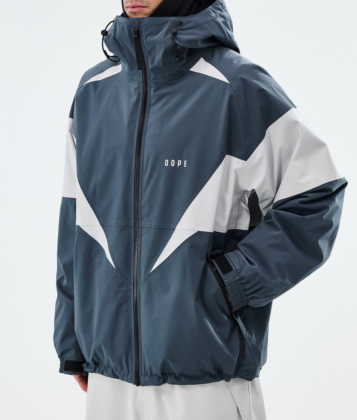 Dope Spartan Snowboard Jacket Men Spike Metal Blue/Light Grey