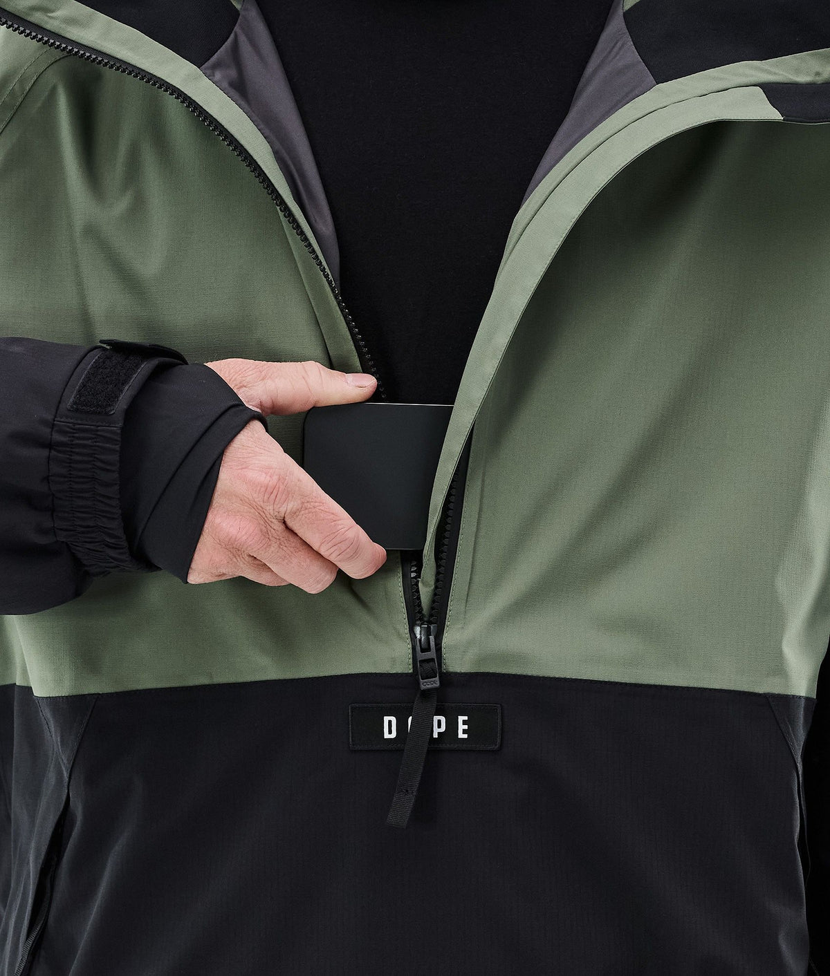 Dope Arnok Snowboard Jacket Men Moss Green/Black