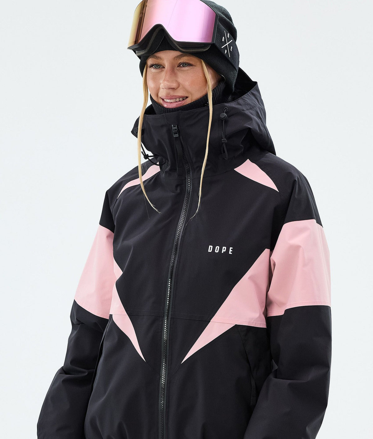 Dope Spartan W Snowboard Jacket Women Spike Black/Soft Pink