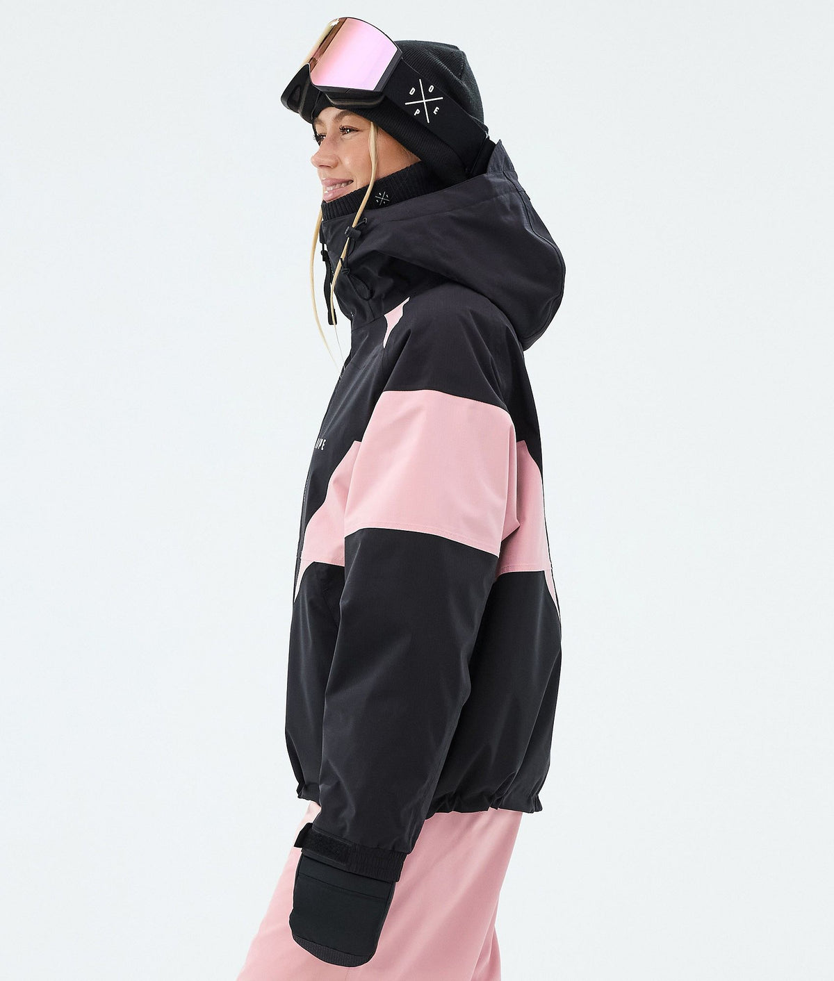 Dope Spartan W Snowboard Jacket Women Spike Black/Soft Pink