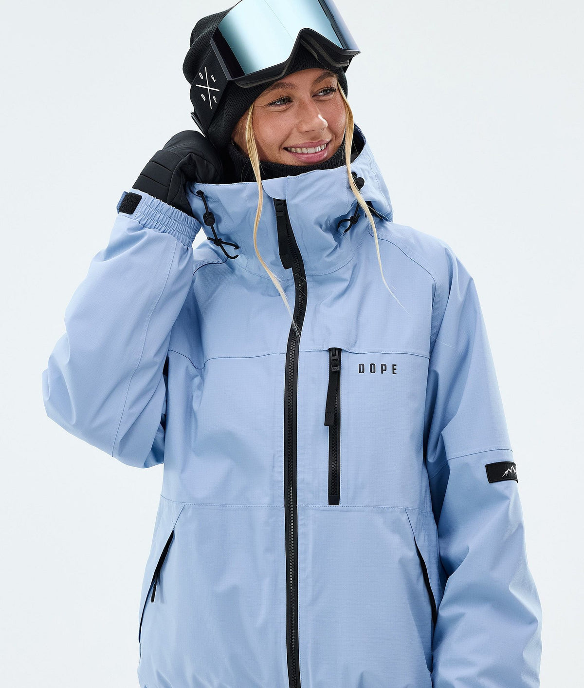 Dope Apex W Snowboard Jacket Women Light Blue