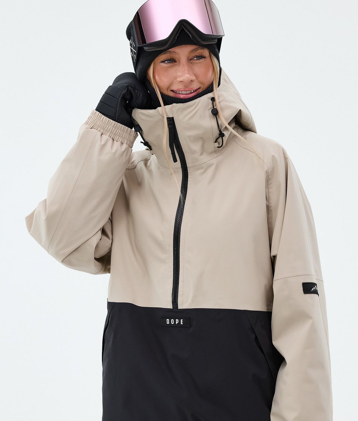 Dope Arnok W Snowboard Jacket Women Sand/Black