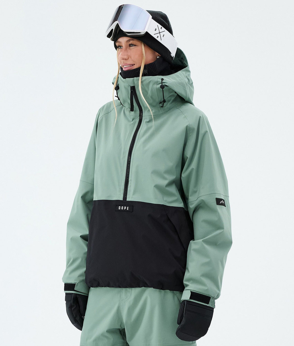 Dope Arnok W Snowboard Jacket Women Faded Green/Black