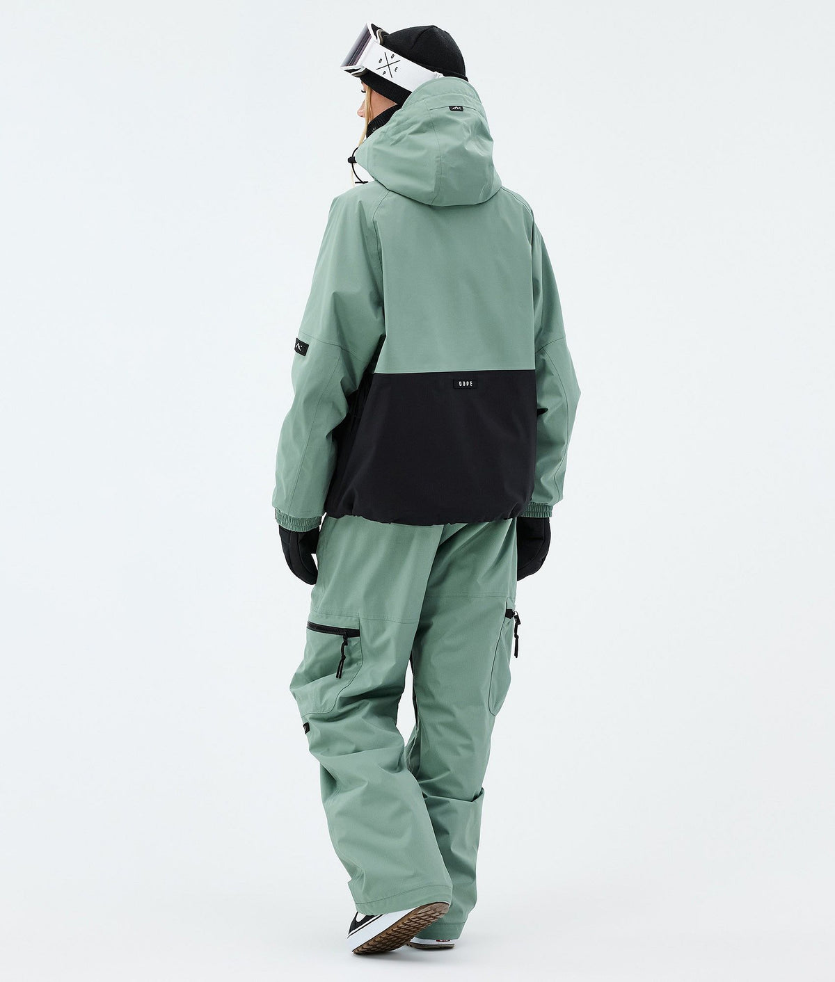 Dope Arnok W Snowboard Jacket Women Faded Green/Black