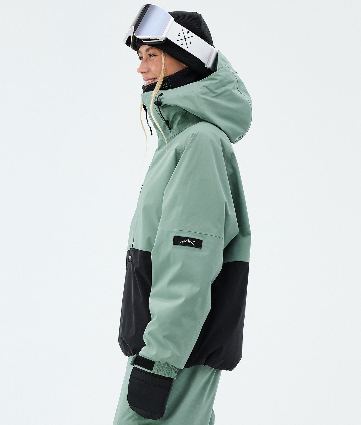 Dope Arnok W Snowboard Jacket Women Faded Green/Black