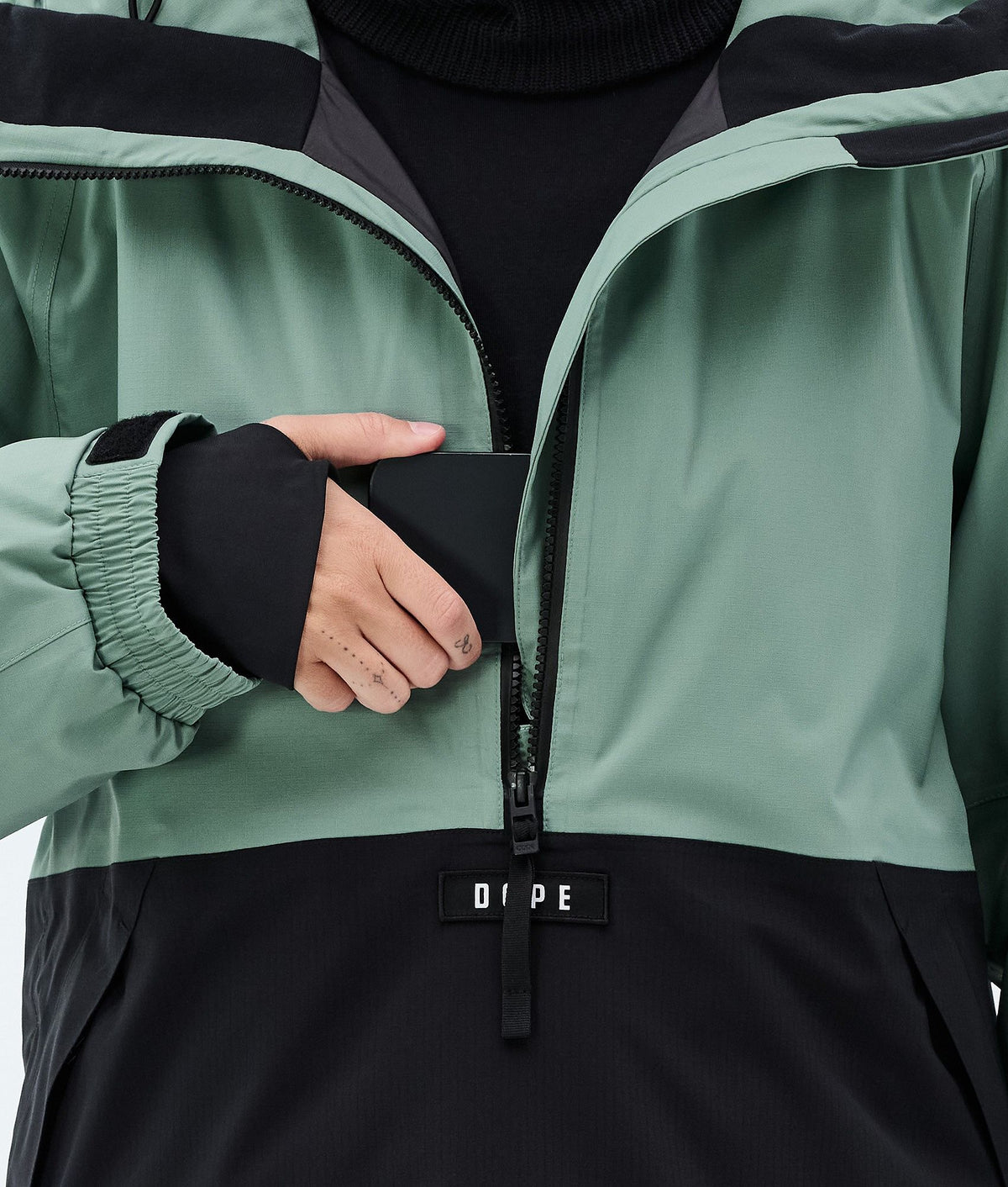 Dope Arnok W Snowboard Jacket Women Faded Green/Black