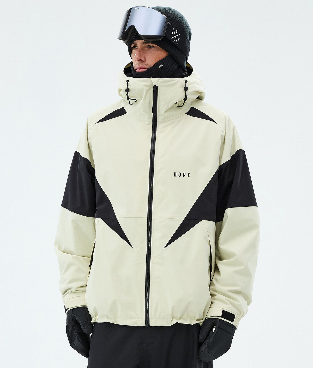 Dope Spartan Snowboard Jacket Men Spike Dirty White/Black