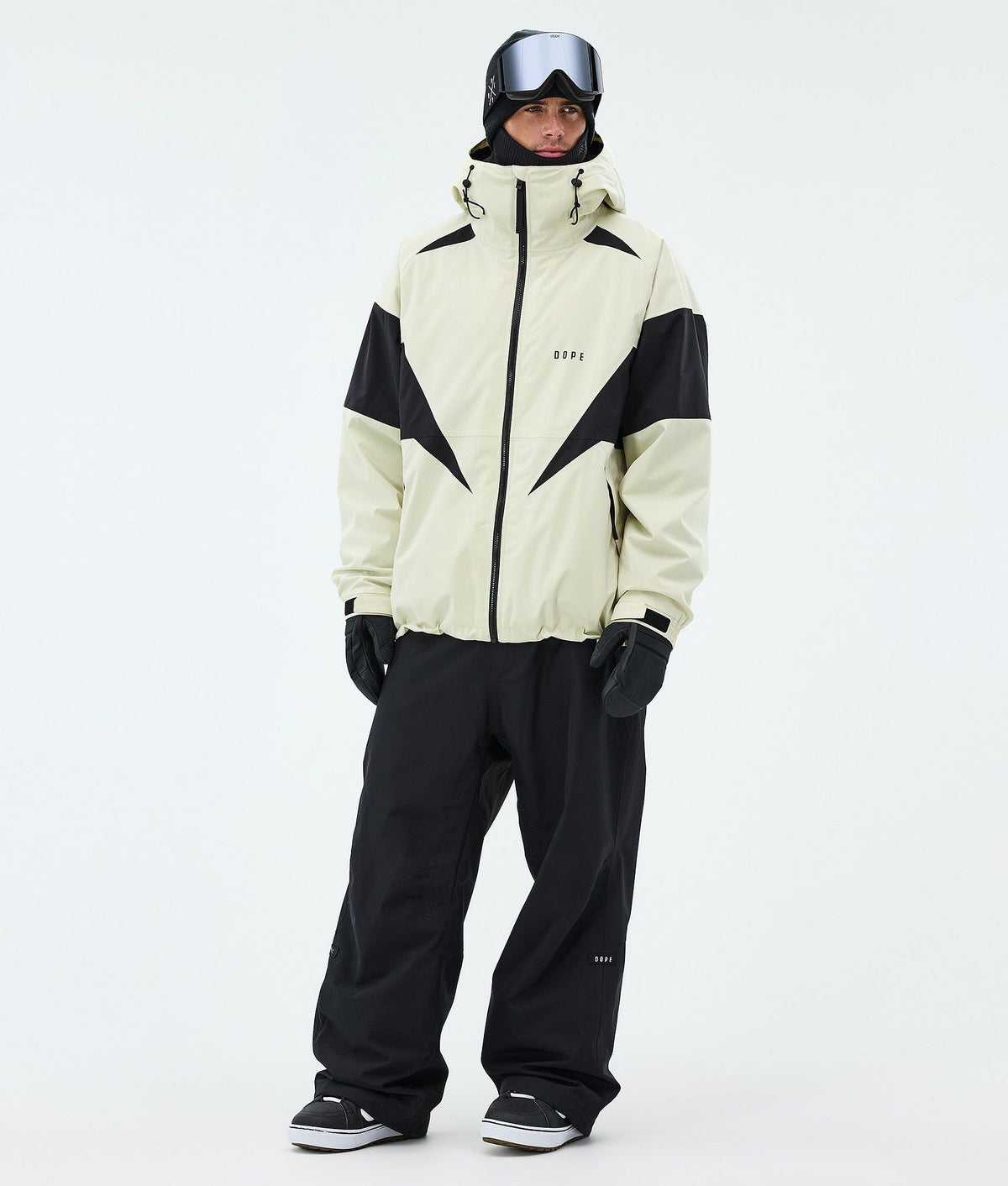 Dope Spartan Snowboard Jacket Men Spike Dirty White/Black