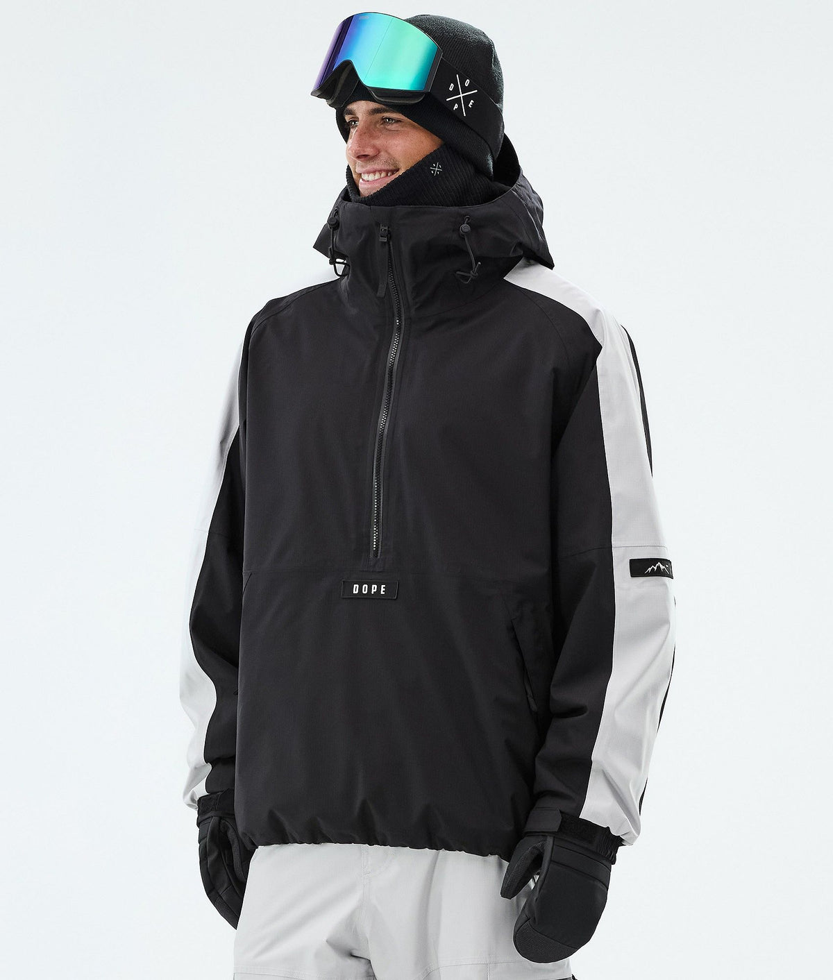 Dope Arnok Snowboard Jacket Men Track Black/Light Grey