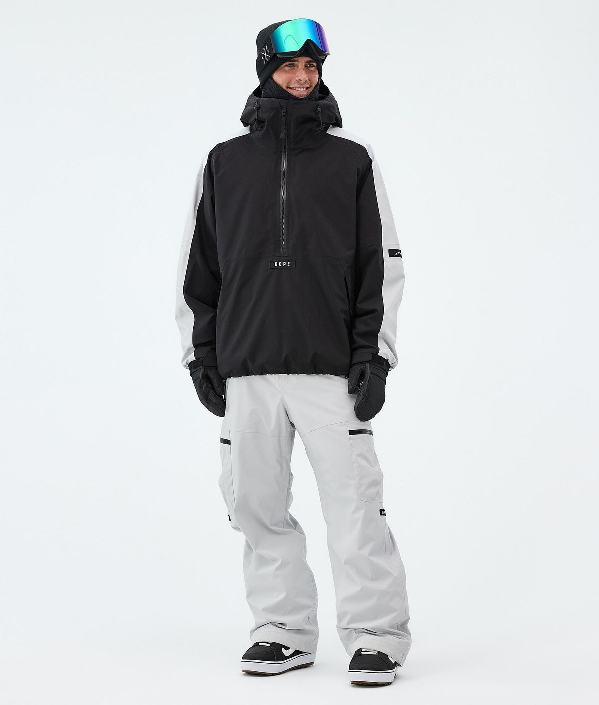 Dope Arnok Snowboard Jacket Men Track Black/Light Grey