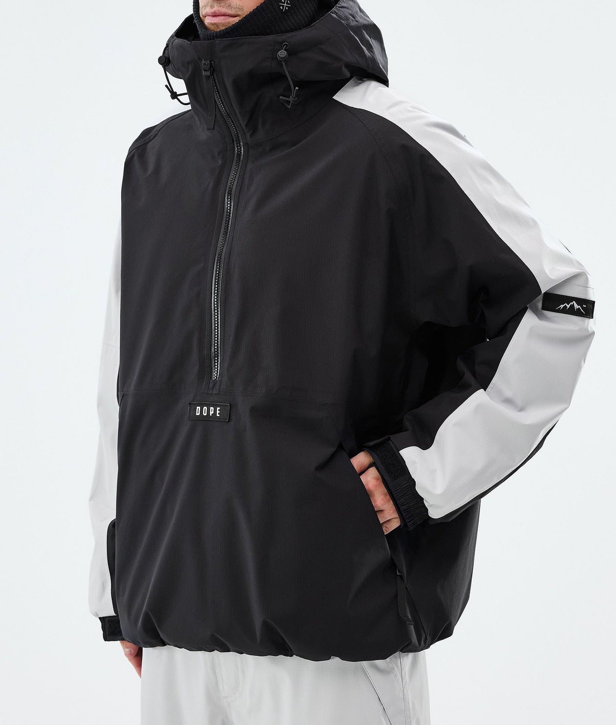 Dope Arnok Snowboard Jacket Men Track Black/Light Grey
