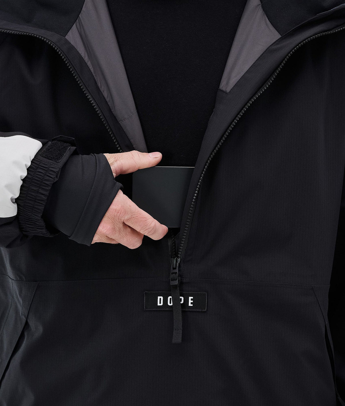 Dope Arnok Snowboard Jacket Men Track Black/Light Grey