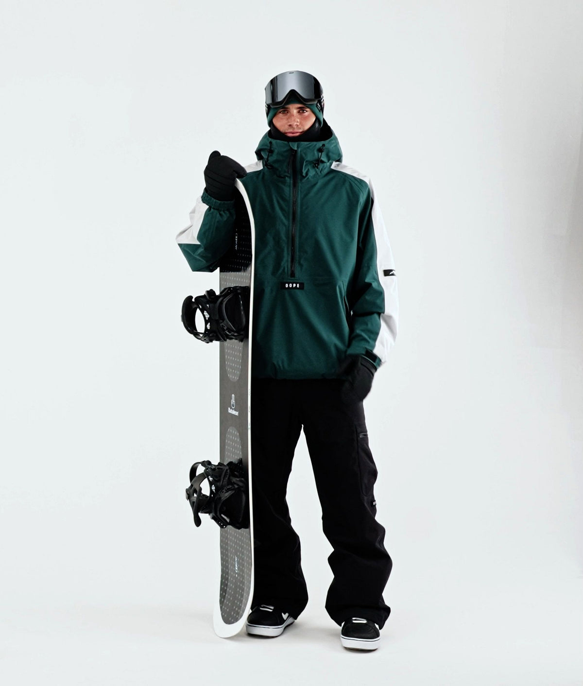 Dope Arnok Snowboard Jacket Men Track Bottle Green/Light Grey