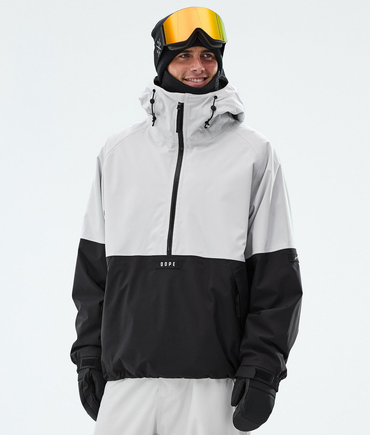 Dope Arnok Snowboard Jacket Men Light Grey/Black