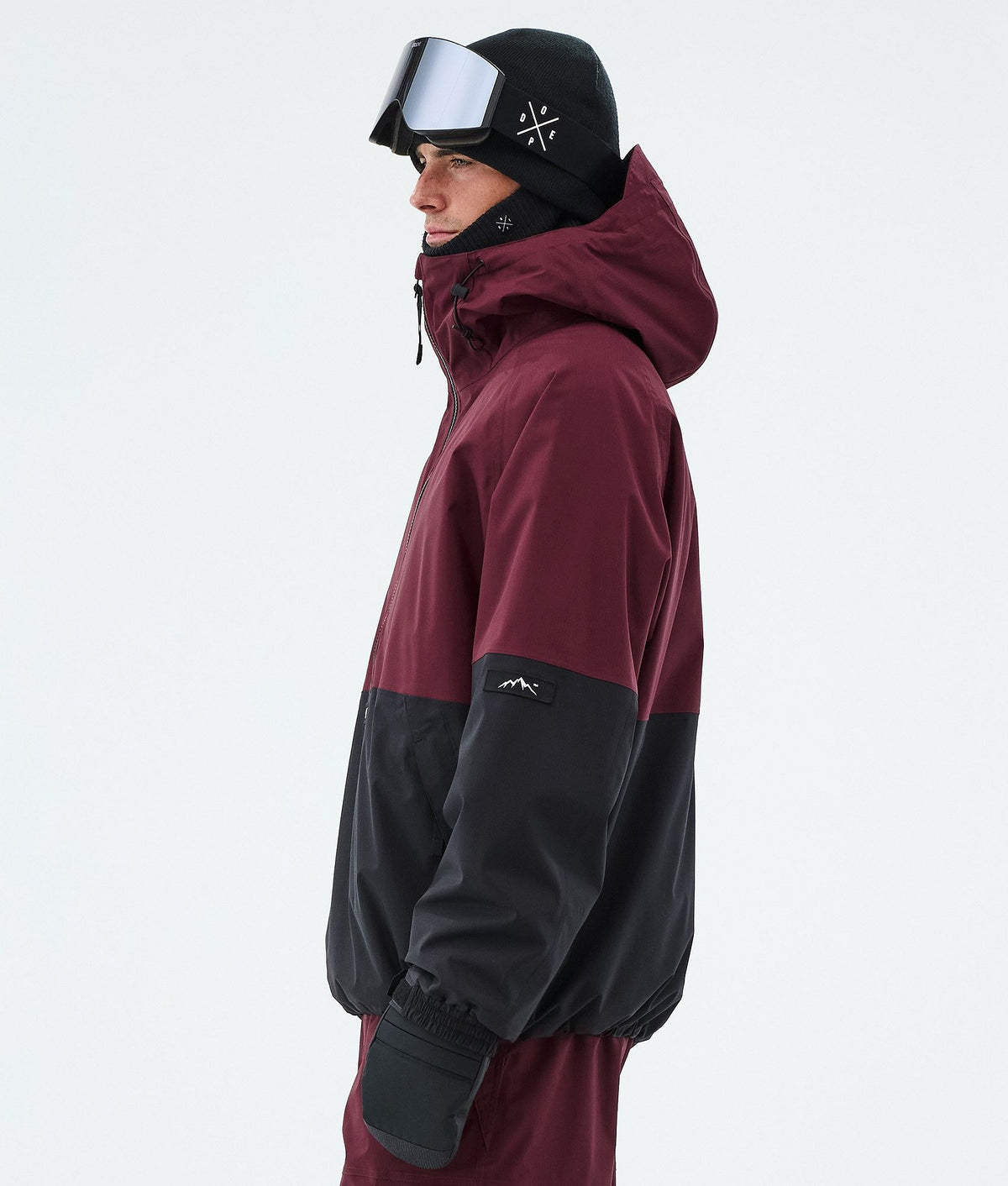 Dope Arnok Snowboard Jacket Men Burgundy/Black