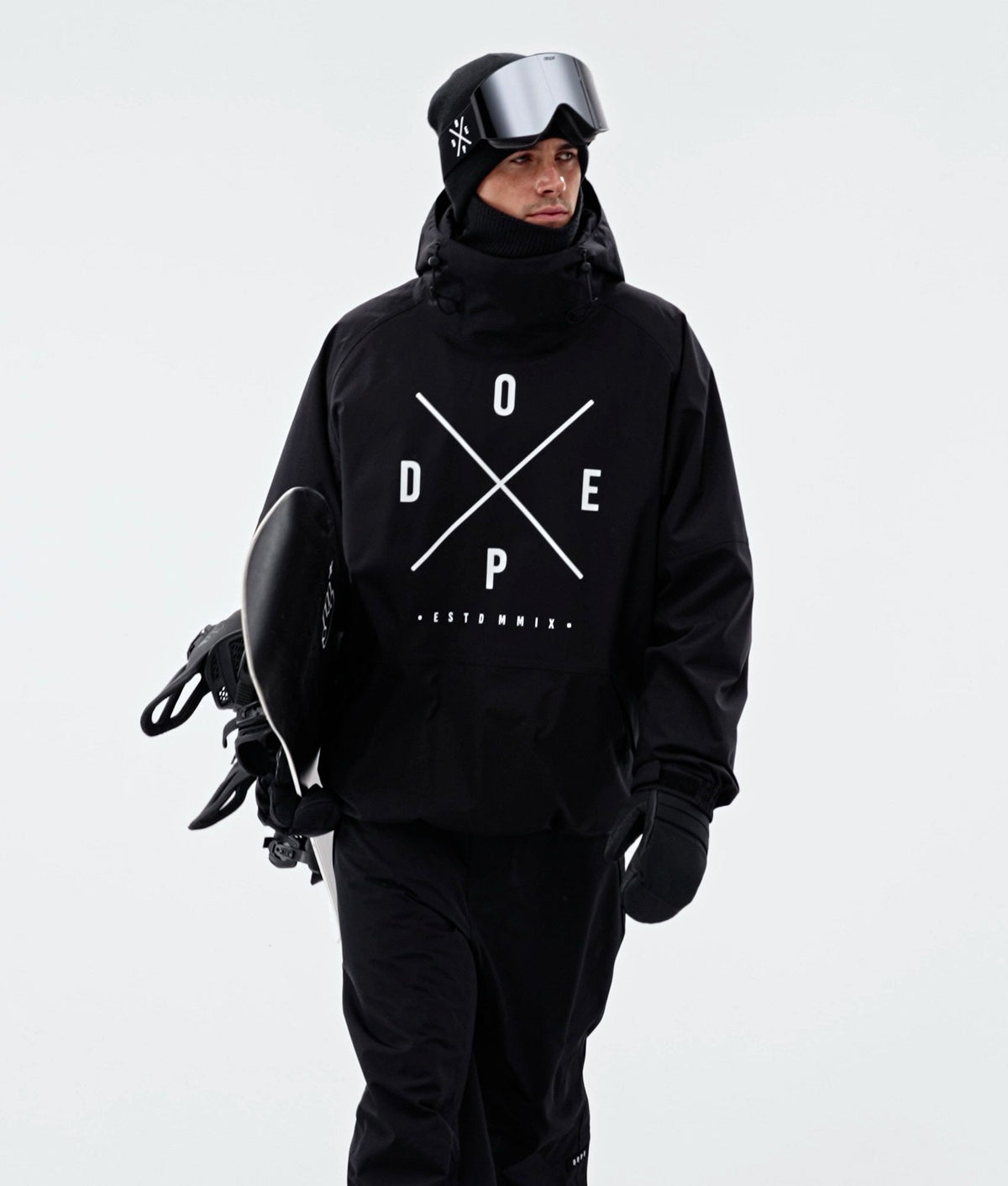 Dope Halo Snowboard Jacket Men 2X-Up Black