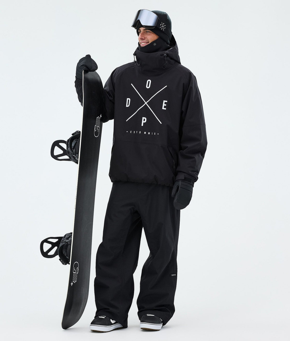 Dope Halo Snowboard Jacket Men 2X-Up Black