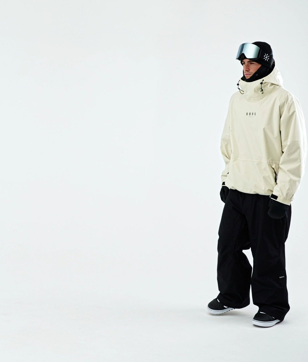 Dope Halo Snowboard Jacket Men OG Dirty White