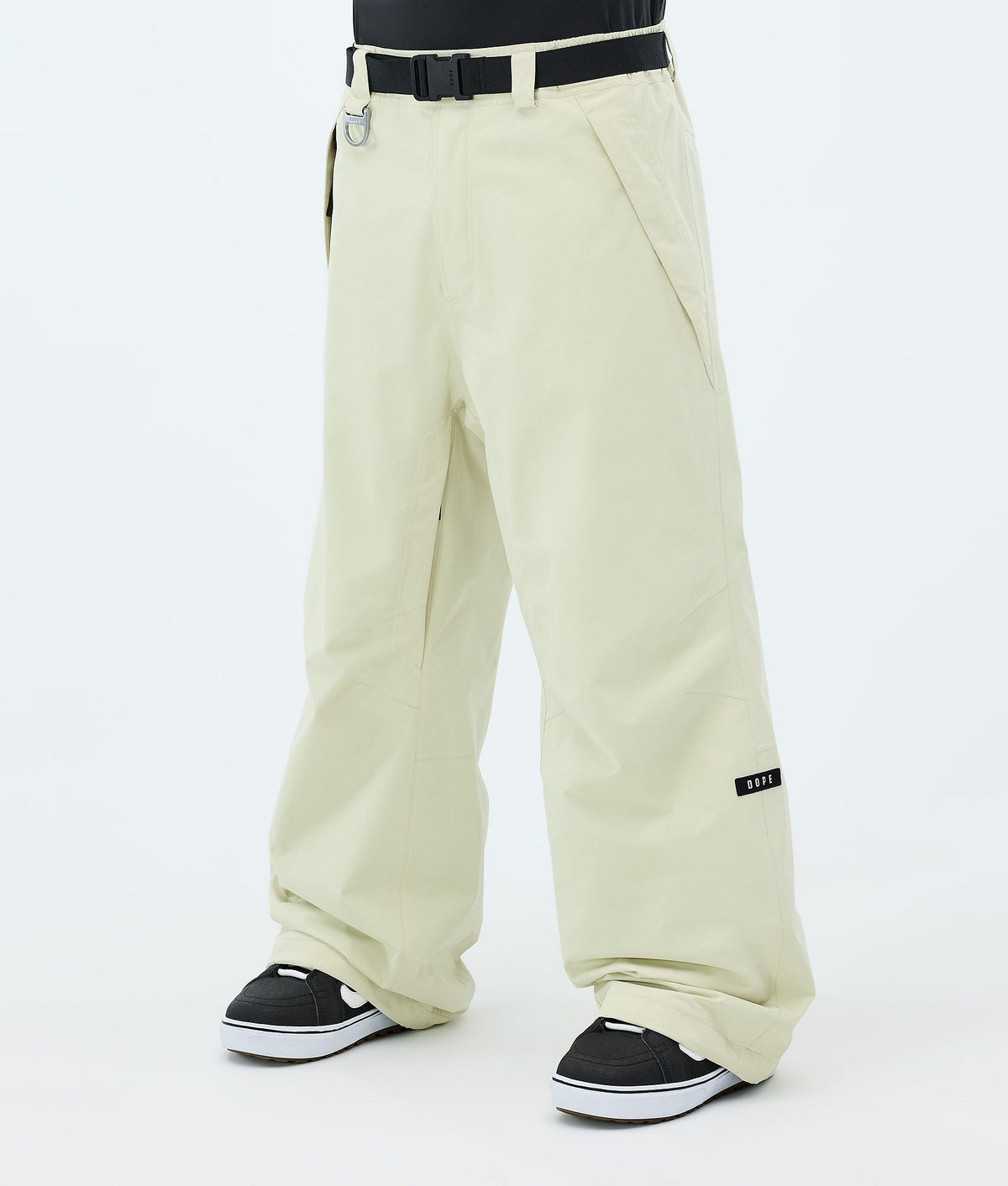 Dope Big Snowboard Pants Men Dirty White