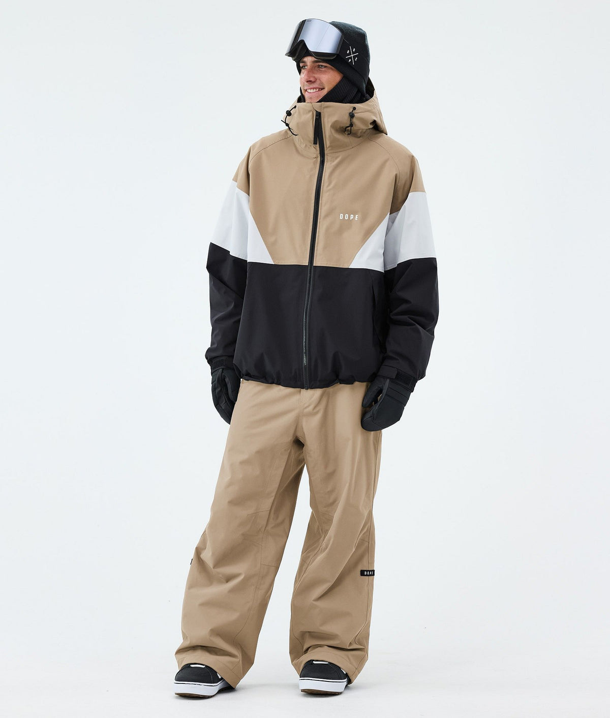 Dope Big Snowboard Pants Men Stone
