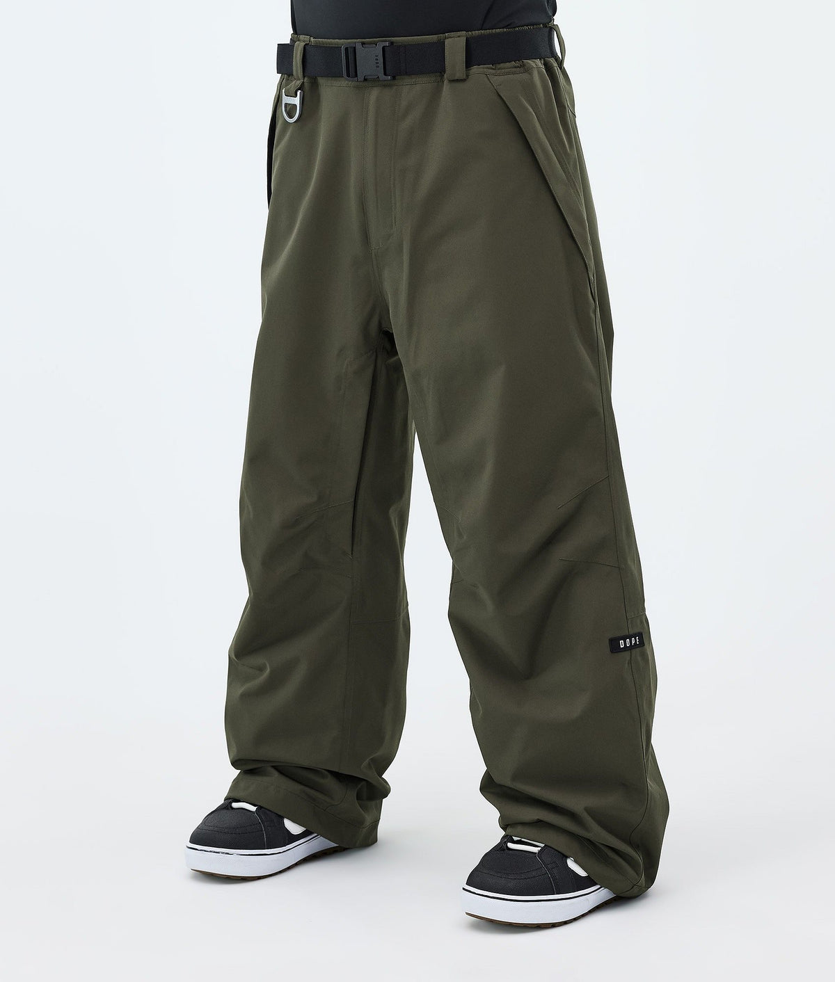 Dope Big Snowboard Pants Men Olive Green