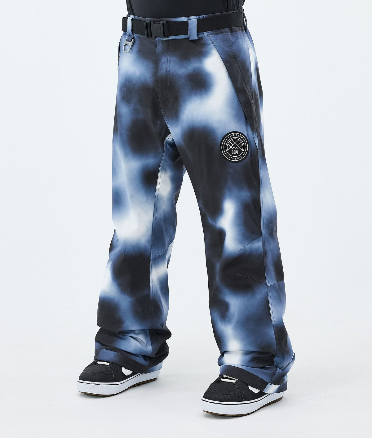 Dope Blizzard Snowboard Pants Men Dark Blue Tiedye