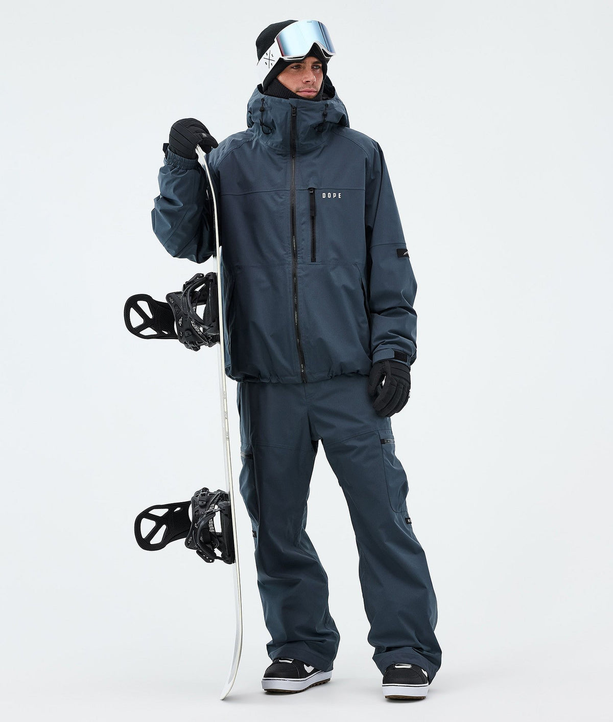 Dope Apex Snowboard Pants Men Metal Blue