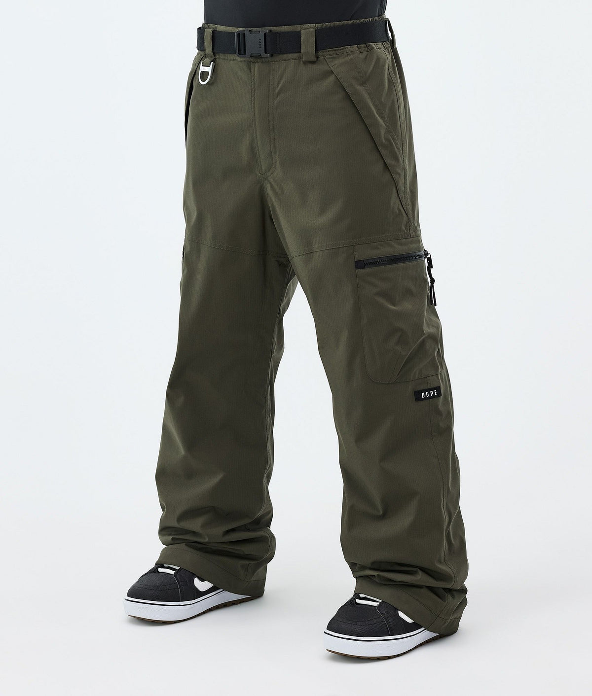 Dope Apex Snowboard Pants Men Olive Green