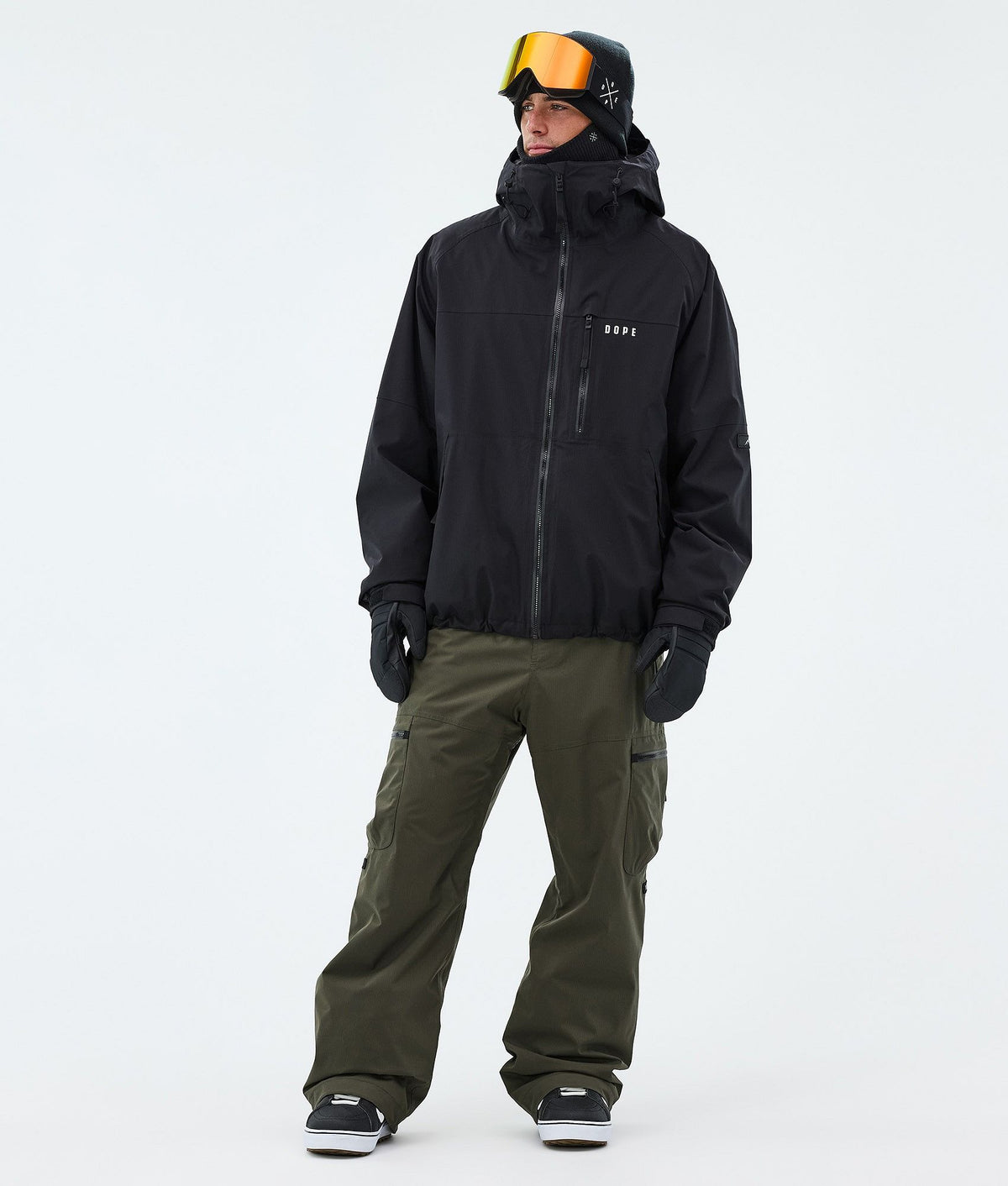 Dope Apex Snowboard Pants Men Olive Green